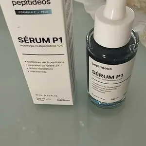 Sérum P1 sobre tecido listrado — review R.